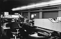 Optics Testing Center, with more than 400,000 worth of electronics and test equipment. Includes OTF Device, a Leitz-designed collimator for measurements at infinity even with extremely long focal lengths.