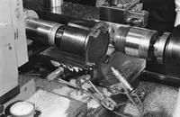Metal helical focusing mount. Only aluminum and brass are used.